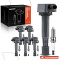 Set of 6 Ignition Coils & Iridium Spark Plugs for Honda Pilot (2009–2015)