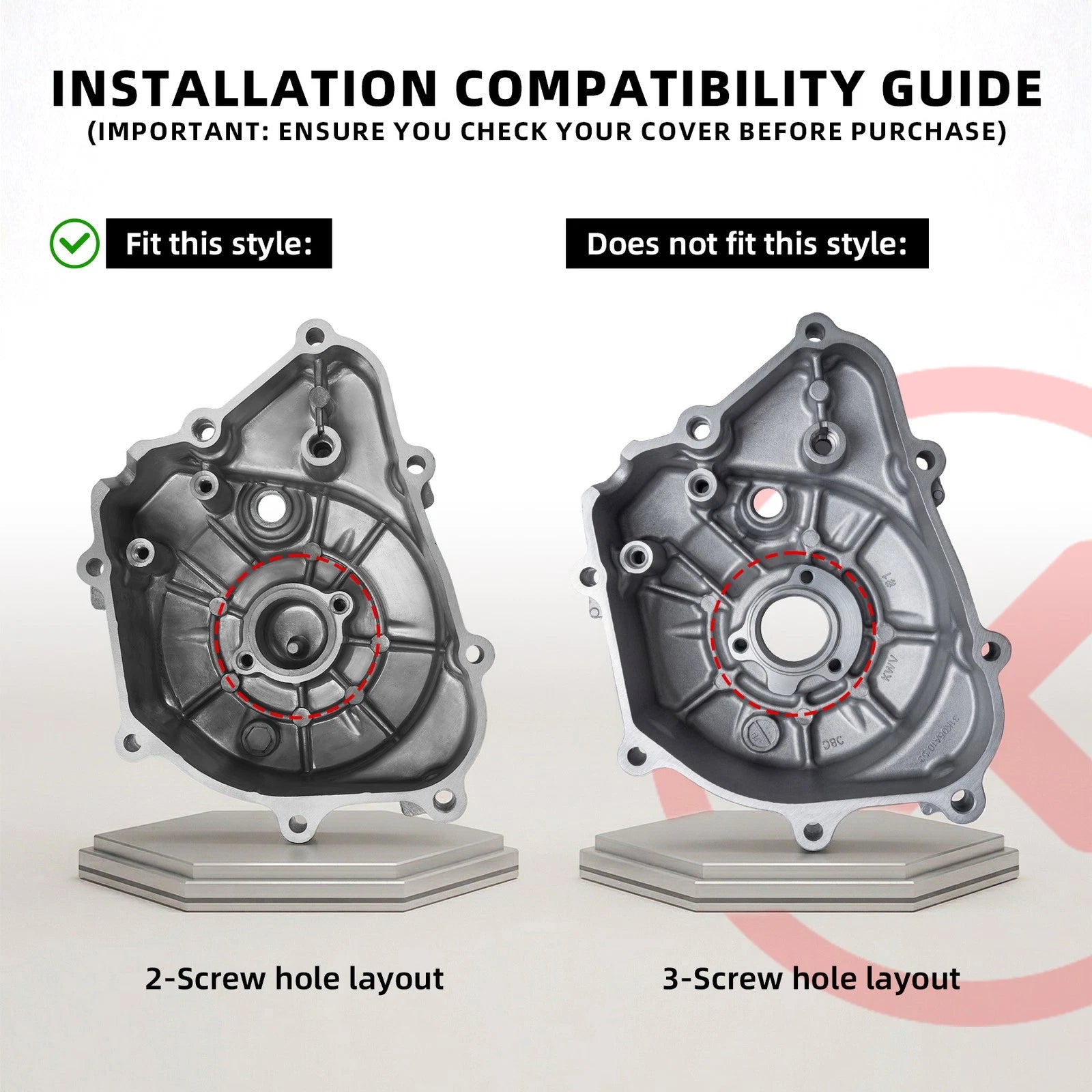 Left Crankcase Cover for Honda CRF110F (2013–2025)