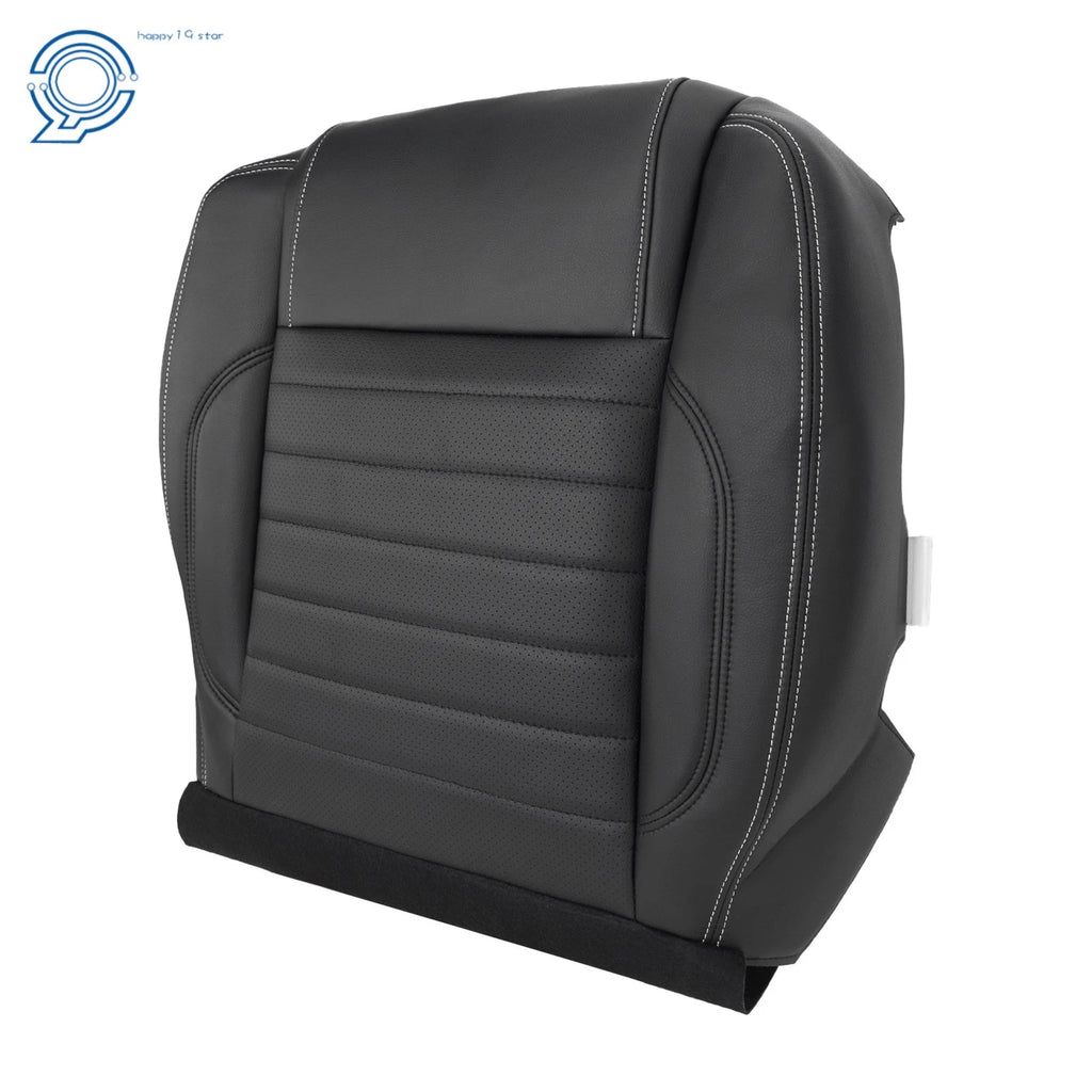 Leather Perforated Passenger Bottom Seat Cover for Ford Mustang GT (2010–2014)