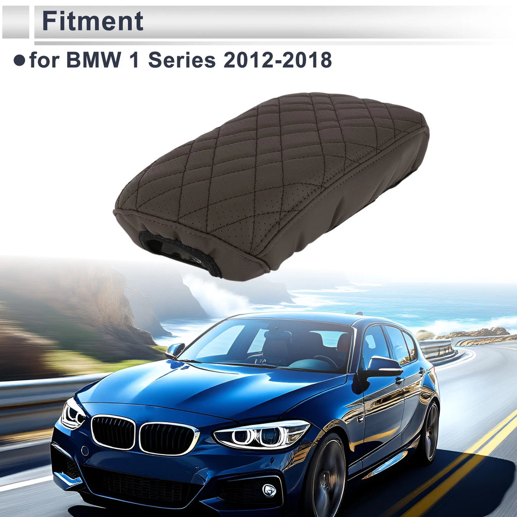 Center Console Cover for BMW 1 Series (2012–2018) Deep Brown 1 Pc