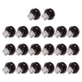 20X Green T4 Neo Wedge LED A/C Climate Control Light for Vehicles