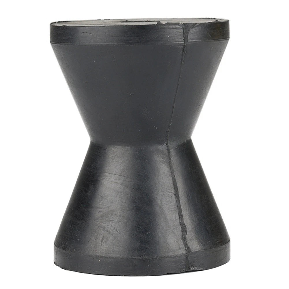 Black Rubber Roller for Boat Trailer (Easy Installation)