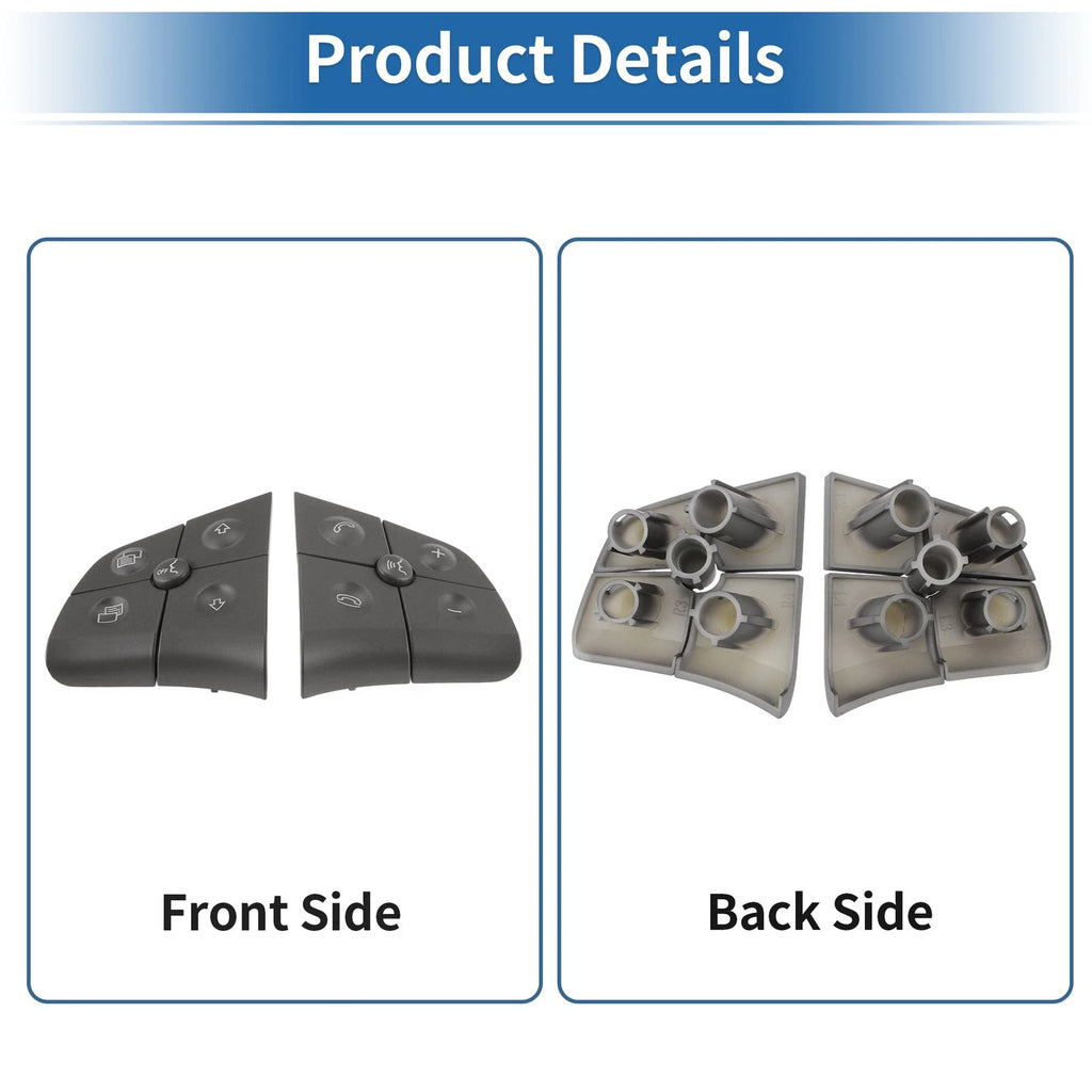 Steering Wheel Button Set of 10 for Mercedes-Benz (No. 1648207910)