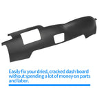 Overlay Dash Cover for Toyota 4Runner (2003–2009) W/ Speaker Holes, Black
