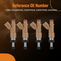4X Fuel Injectors for Toyota Tacoma (2016–2022) 2.7L L4 84212422