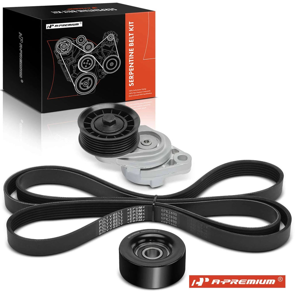 Serpentine Belt Drive Component Kit for Chevrolet Caprice Pontiac (2000–2005)