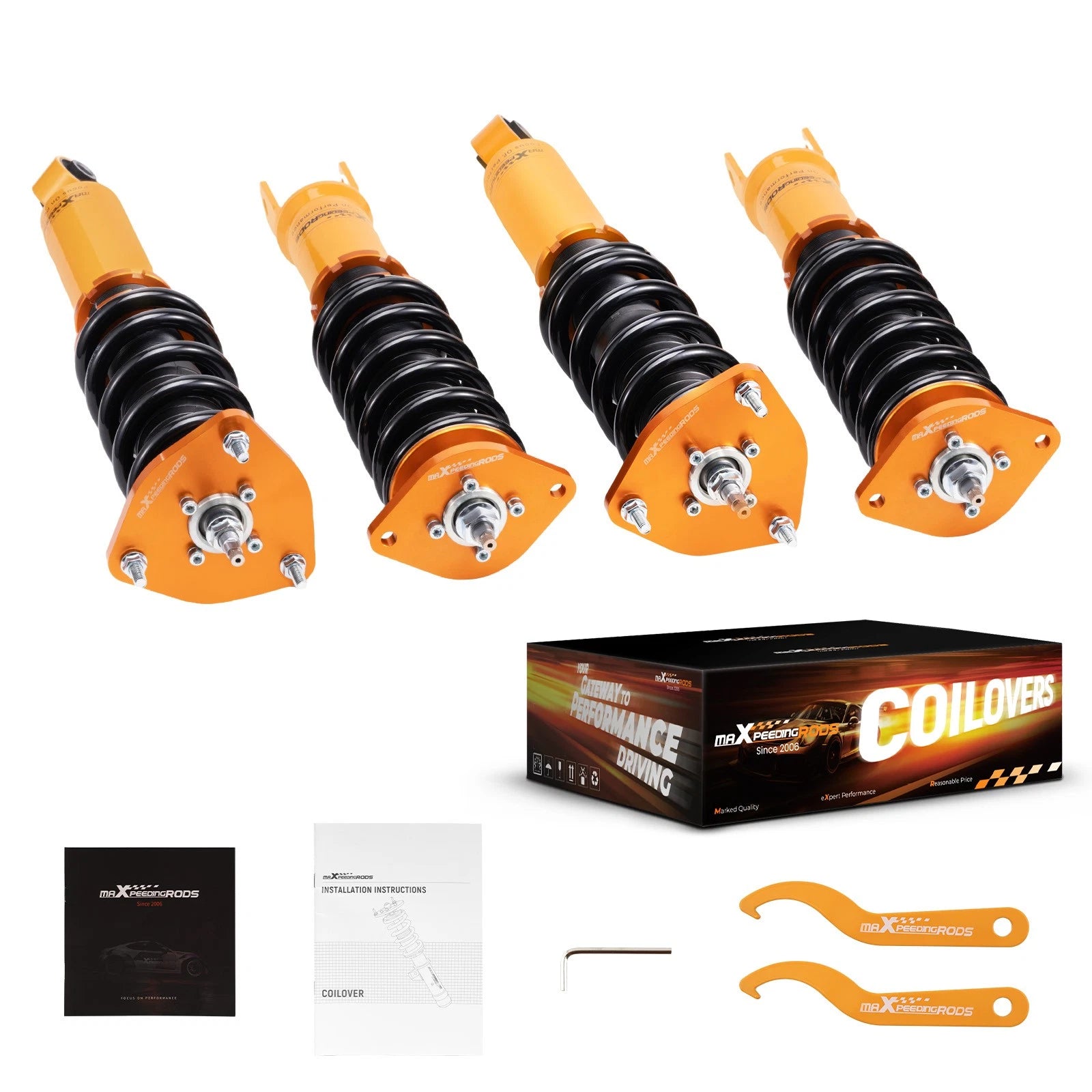 24 Level Damper Coilovers Lowering Kit for Infiniti G37 Coupe Sedan (2008–2013)