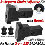 Swingarm Chain Adjusters with Spools Kit for Honda Grom 125 (2014–2021)