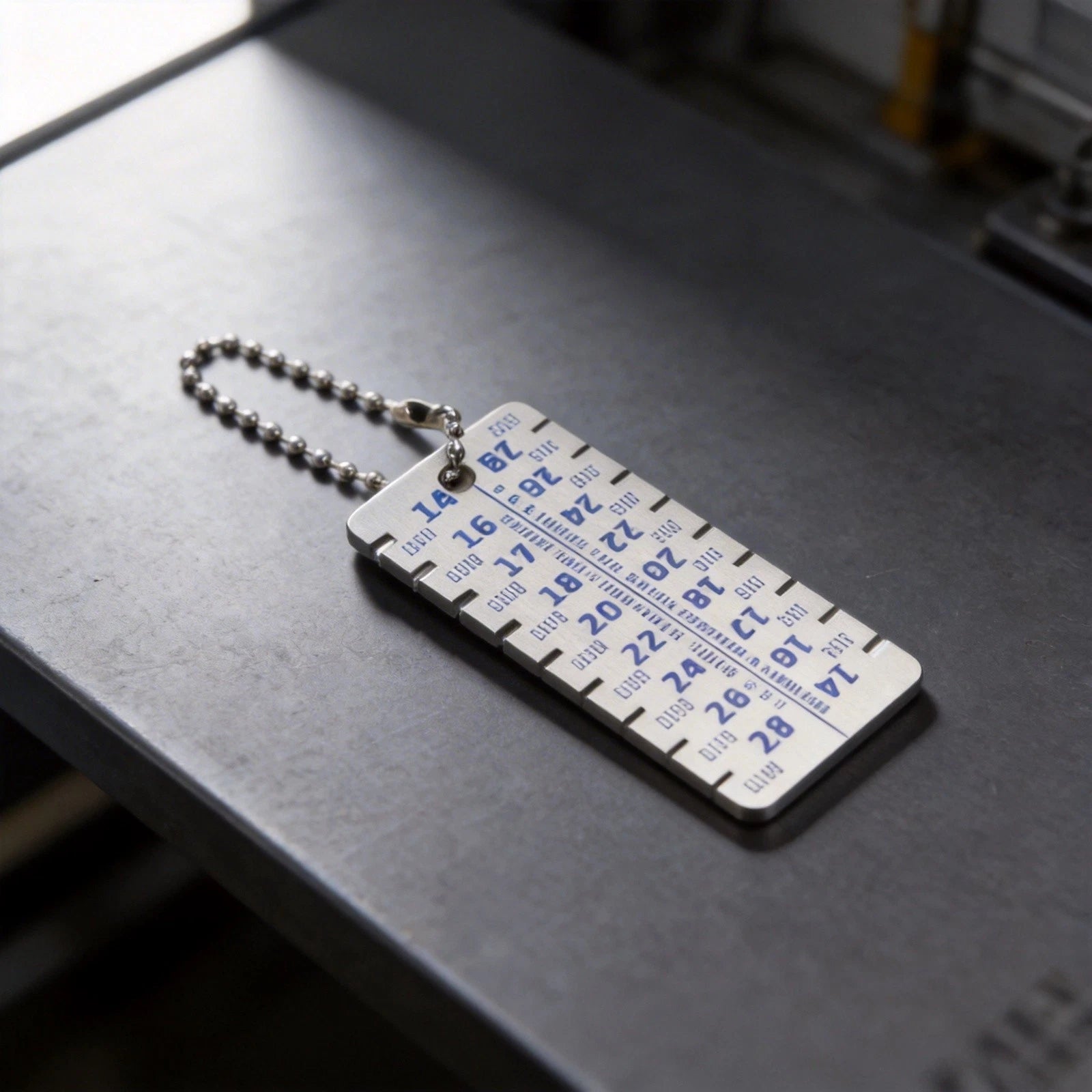 Stainless Steel Thickness Gauge with Clear Graduations for Accurate Measuring