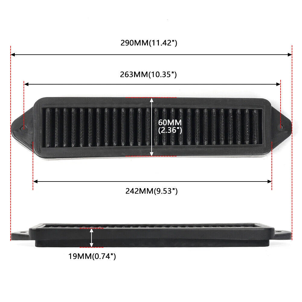 2X Cabin Air Cowl Filters for BMW E Chassis (E82, E88, E90, E92)