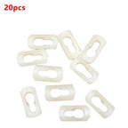20 Clips for Chevy Pontiac Olds Buick Belt Reveal Trim Molding White