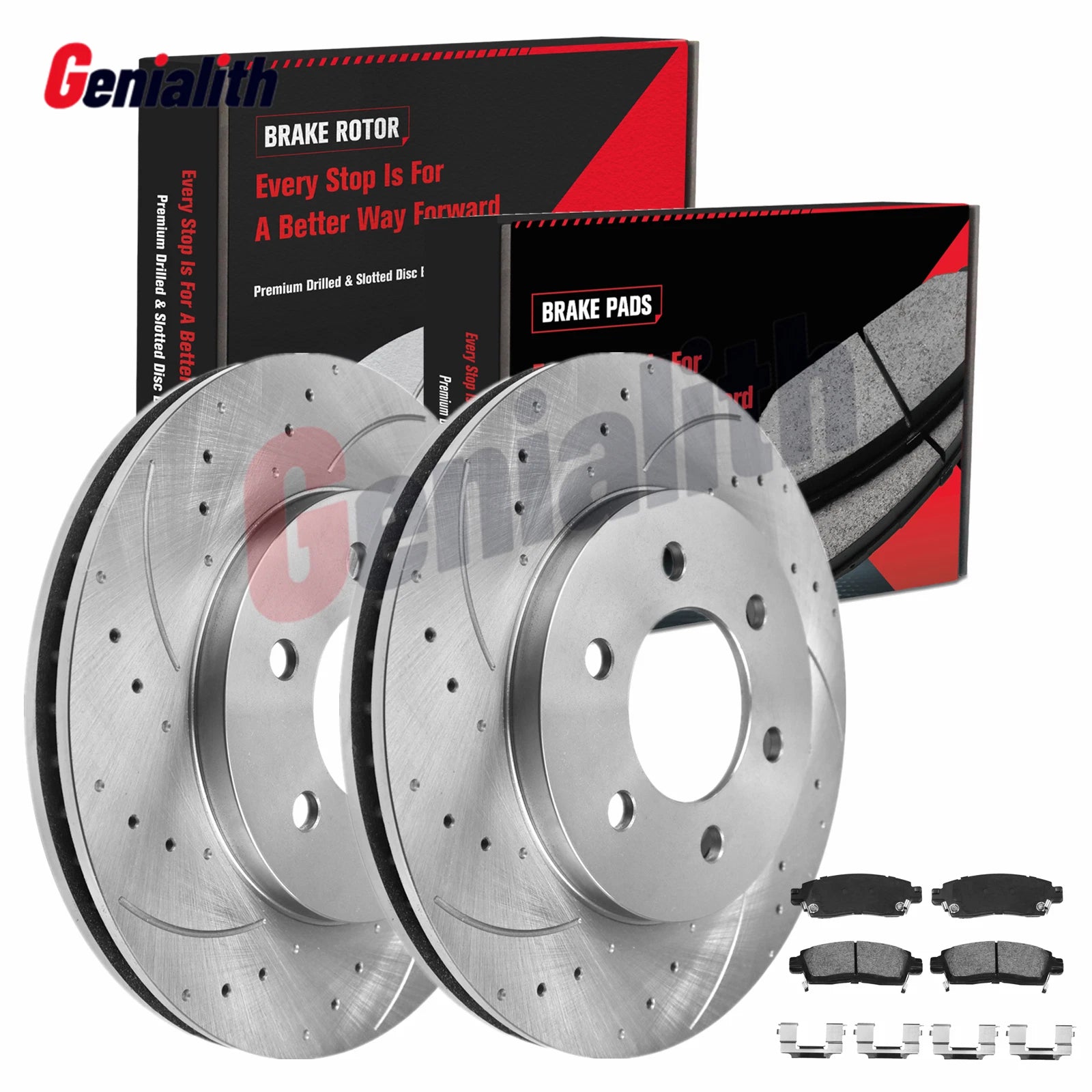 Rear Disc Rotors & Ceramic Brake Pads for Chevy Traverse GMC Acadia (2009–2017)