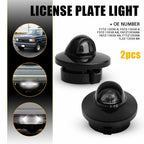 2X LED License Plate Lights for Ford F150 F250 F350 F450 (1997–2023)