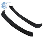 Front Bumper Lower Trim Panel Set for Ford Focus (2012-2014) Black Plastic
