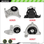 Set of 4 Engine Motor Mounts for Chrysler Voyager (2001–2003) 3.3L