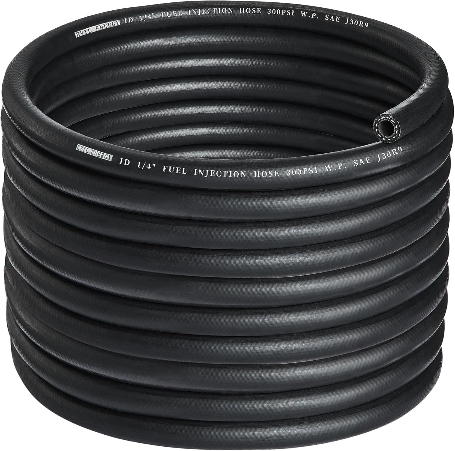 1/4 Inch 25 ft SAE J30R9 Fuel Line Hose for Gas, Diesel, E85 (1990–1990)