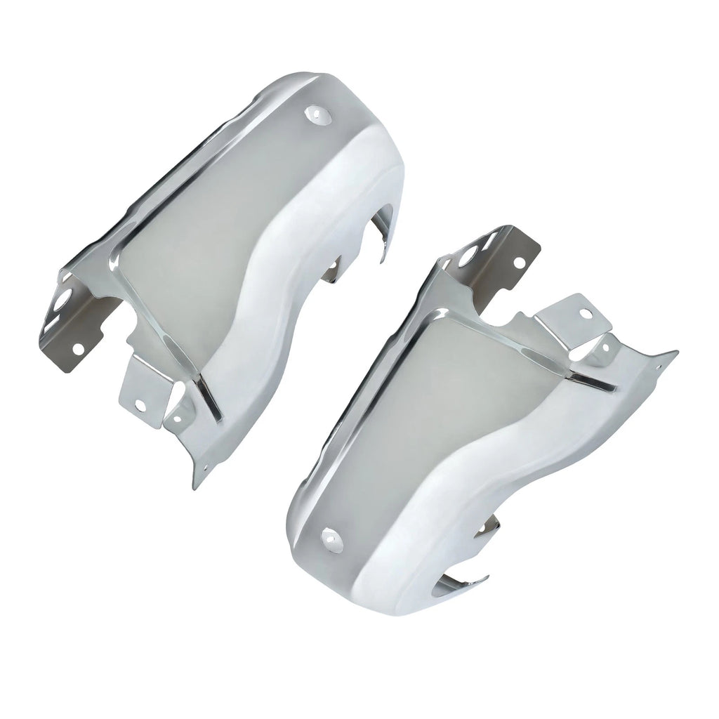 Set of 2 Chrome Rear Bumper Ends for Ford Ranger (2019-2023)