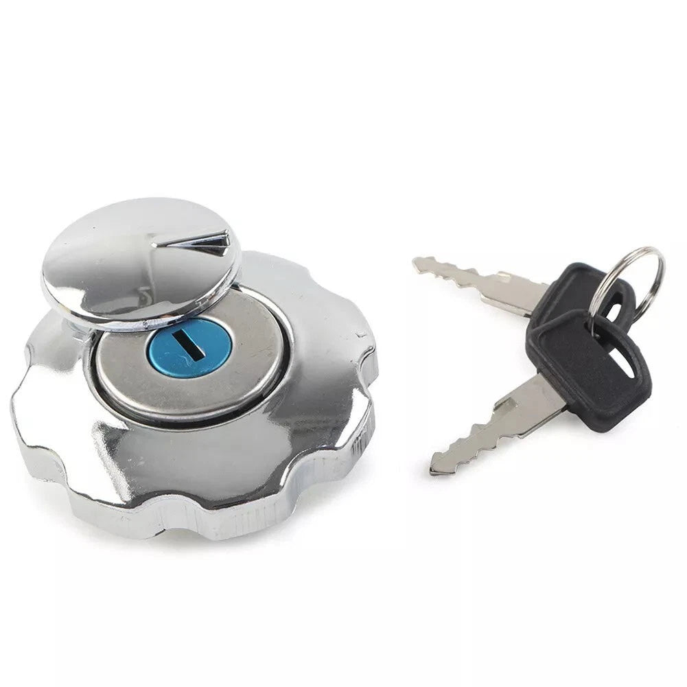 Aluminum Alloy Fuel Tank Cap for ATV (Compatible) with 2 Keys