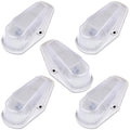 Set of 5 Clear Cab Marker Clearance Lights for Ford Super Duty 