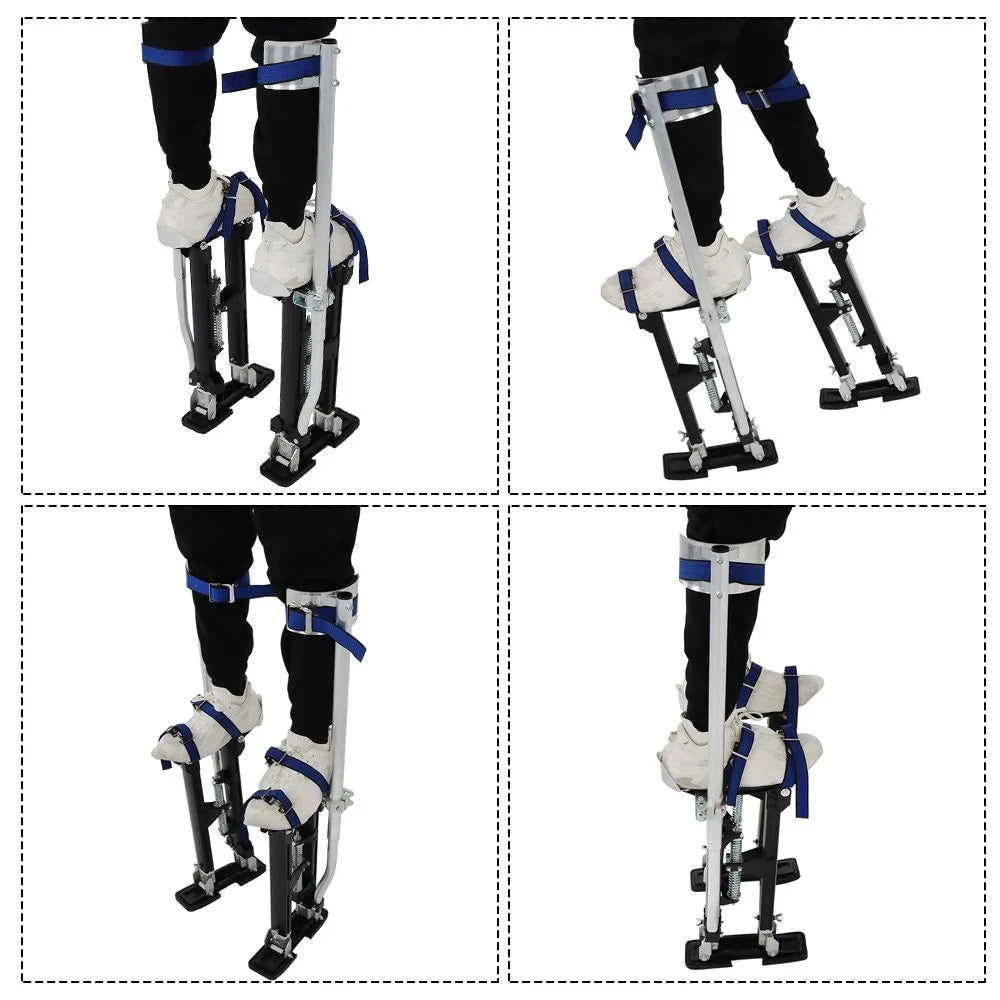Adjustable Drywall Stilts 18"-30" for Painting Tool (Aluminum Alloy)