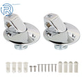Set of 2 Chrome Sunvisor Support Brackets for Coupe 
