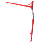 Mailbox Post Support for Universal Use (Galvanized)