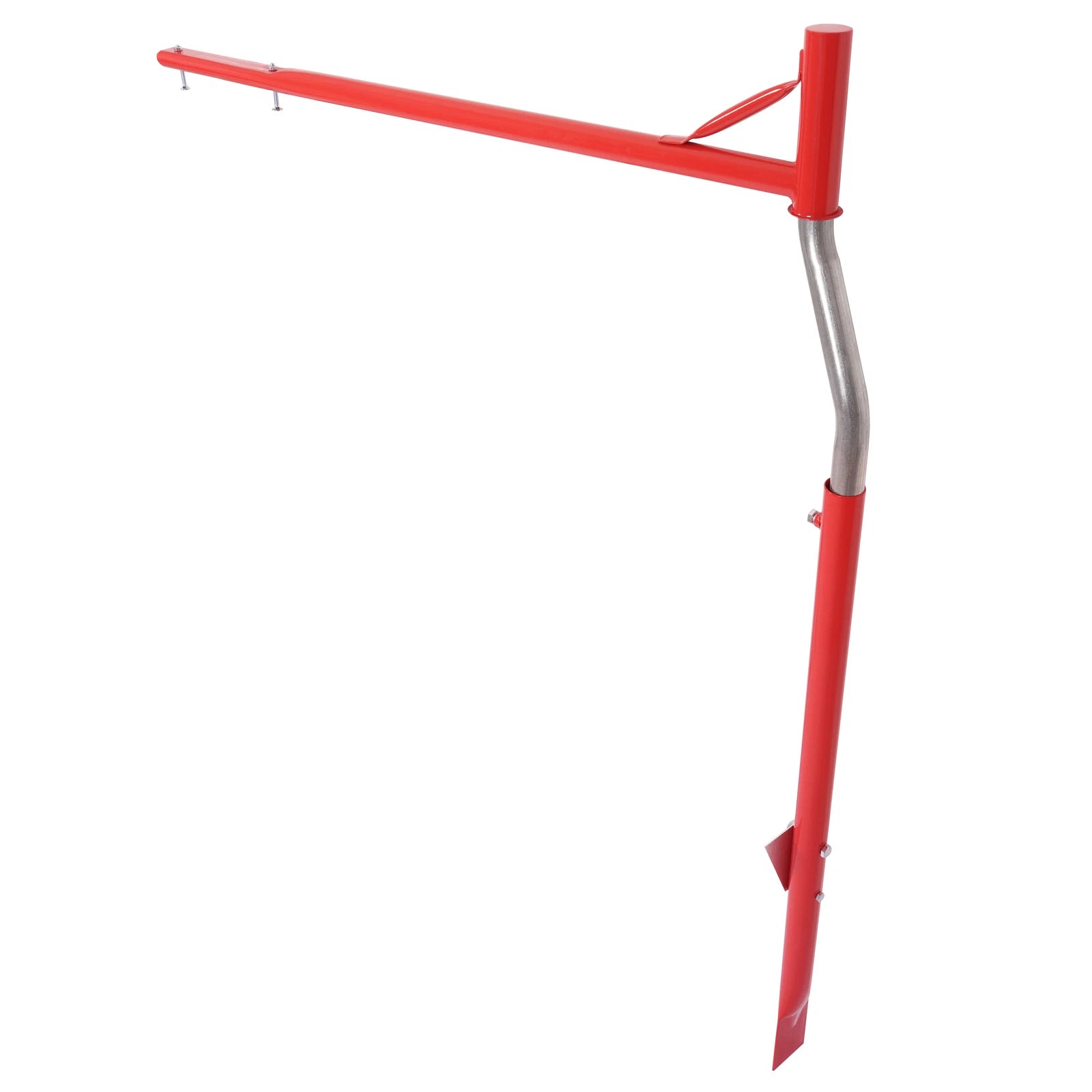 Mailbox Post Support for Universal Use (Galvanized)