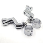 Chrome Engine Guard Highway Bar Pegs for Motorcycle (1.5")