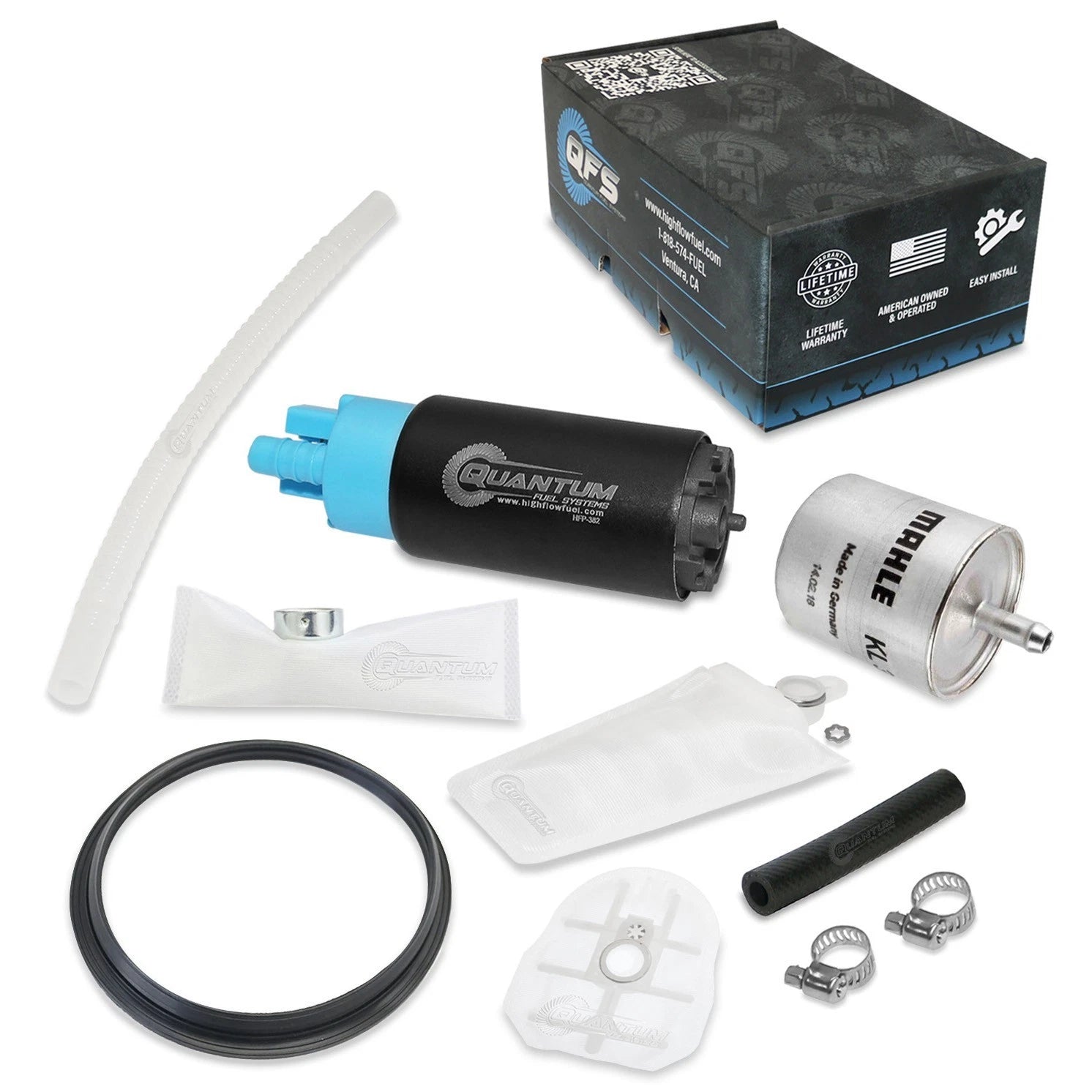 QFS Fuel Pump + Gasket & Filter for BMW HP4 (2012–2018) 16147718349 1614944476