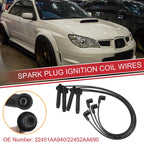 Set of 4 Spark Plug Wire Ignition Coil Cables No. 22451AA940 for Subaru Legacy (2006–2009)