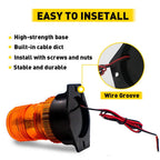 30-LED Yellow Amber LED Strobe Beacon Light for Forklift/Car/Truck