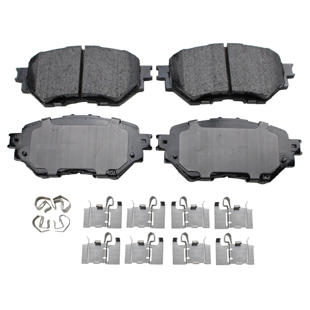 Front Rotors & Akebono ProACT Ceramic Brake Pads Kit for 3 Sport (FWD)