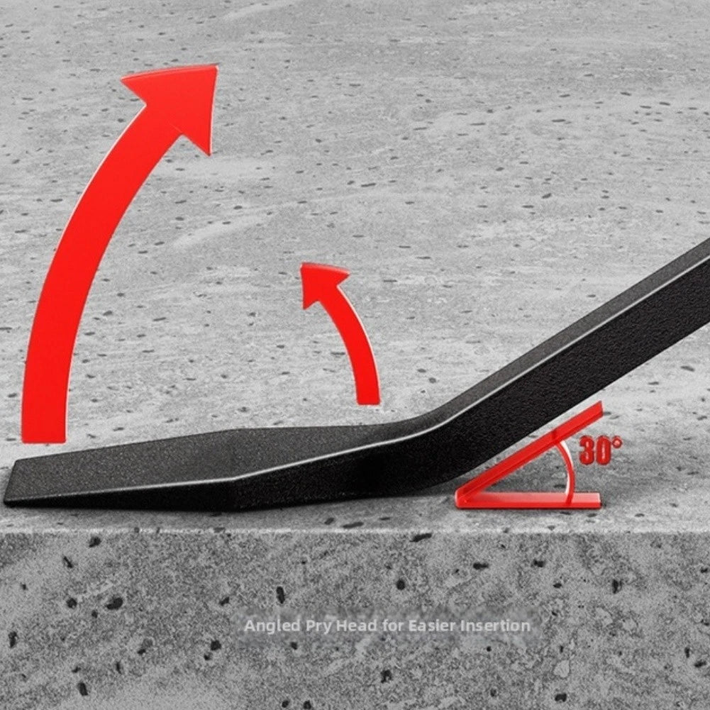 12 Inch Pry Bar for (Chromium Vanadium Steel, 30 Deg Bend)