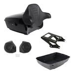 Backrest Pad with Speakers for Harley Touring (2014–2023)
