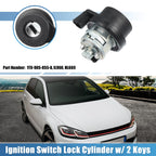 Ignition Switch Steering Lock Cylinder w/ Key for Volkswagen Audi (2000–2023)