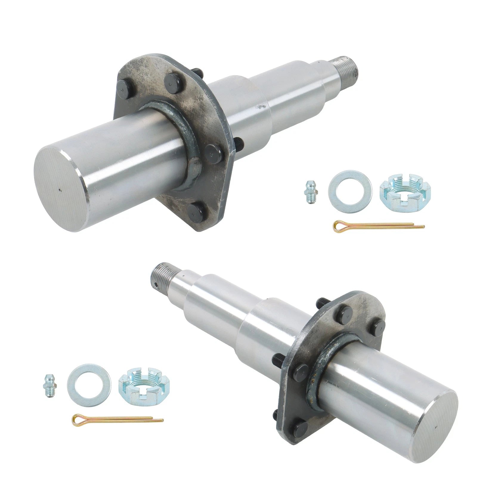 Round Spindle with Brake Flange for 7000lb Axle (Fits Various Models)