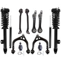 Set of 4 Front Strut Rear Shock Control Arm Sway Bar for Chrysler 300 Charger Magnum (RWD)