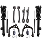 Set of 4 Front Strut Rear Shock Control Arm Sway Bar for Chrysler 300 Charger Magnum (RWD)