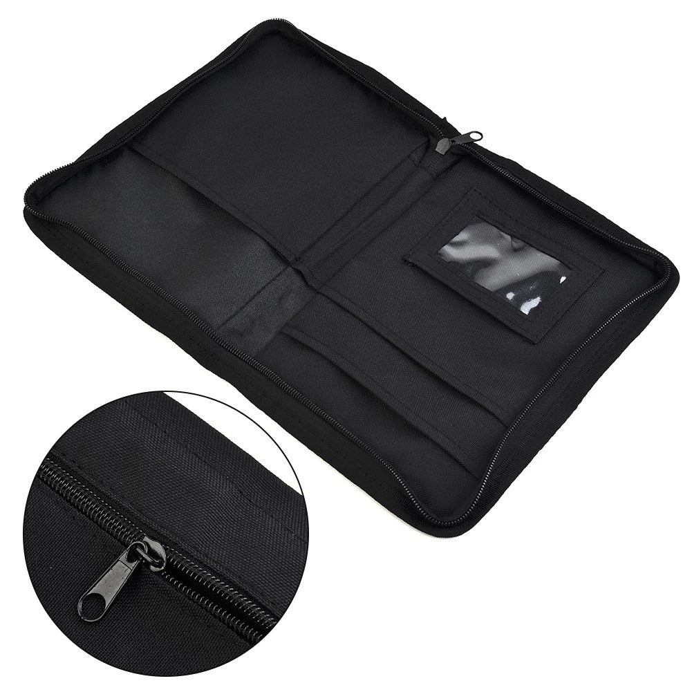 Multi-pocket Oxford Cloth Storage Bag for Universal Use (24x18x2cm)