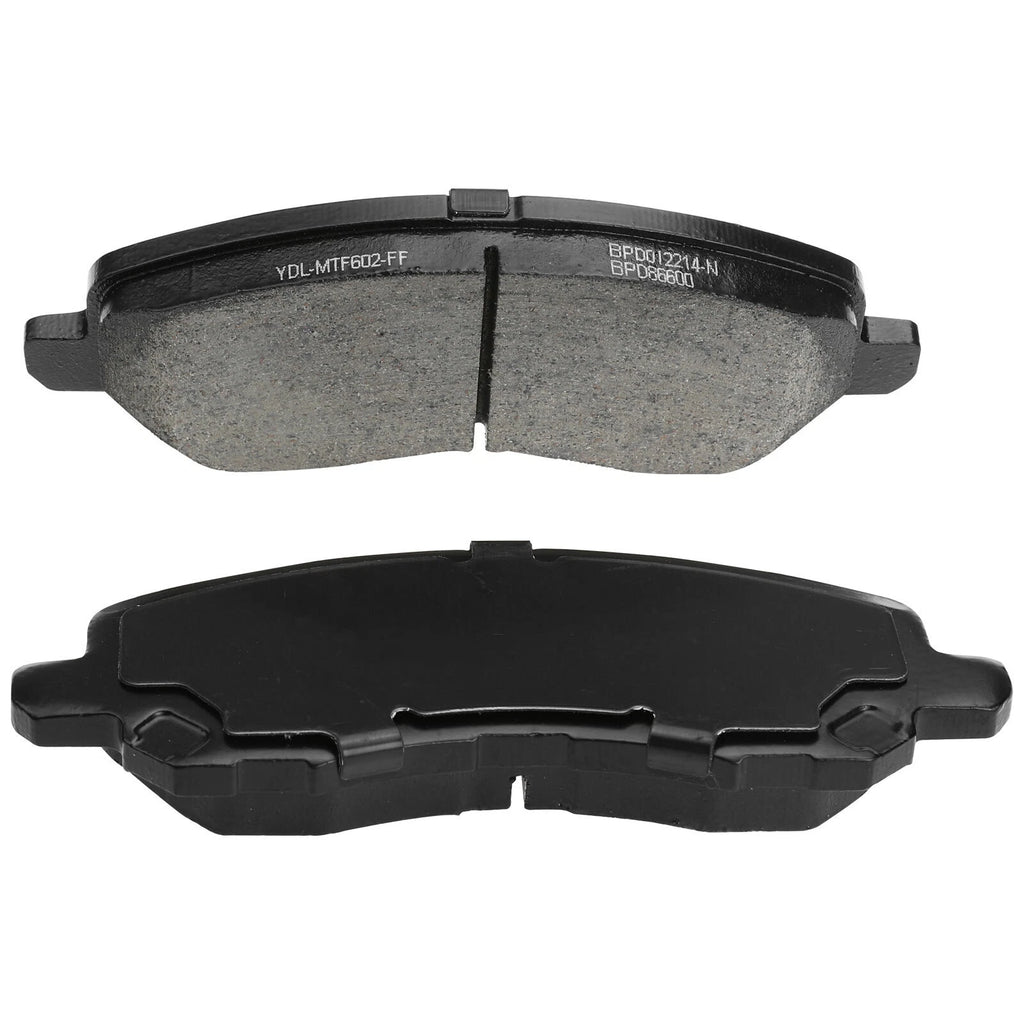 Front Disc Brake Rotors & Ceramic Pads for Jeep Compass (2007-2017)