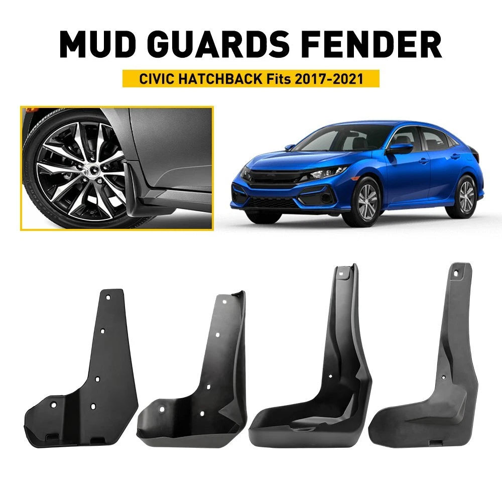 Mud Flap Guards for Honda Civic Hatchback (2017–2021)
