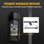 Power Window Regulator with Motor for Chevy GMC Cadillac
