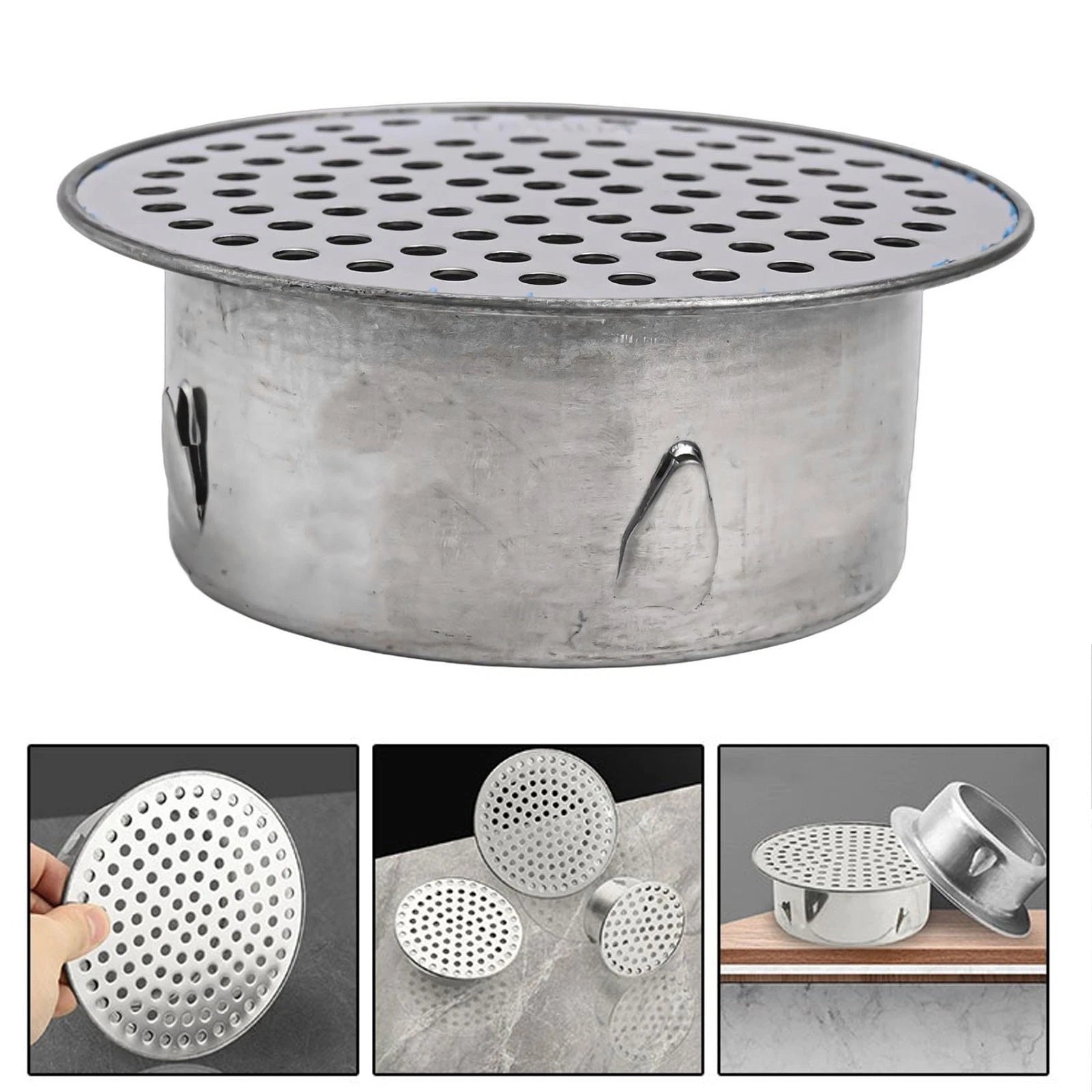 Stainless Steel Floor Drain for Rooftop and Balcony (Efficient Water Flow)