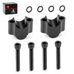 Black Handlebar Riser Clamp 7/8 Bars 30mm for Kawasaki Honda Yamaha ATV (2000–2023)