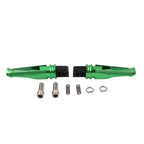 Green Foot Pegs Rear Passenger Footrests for Suzuki GSXR600/750/1000 (2006–2023)