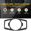 Carbon Fiber Headlight Switch Cover Trim for Ford Mustang (2015–2020)