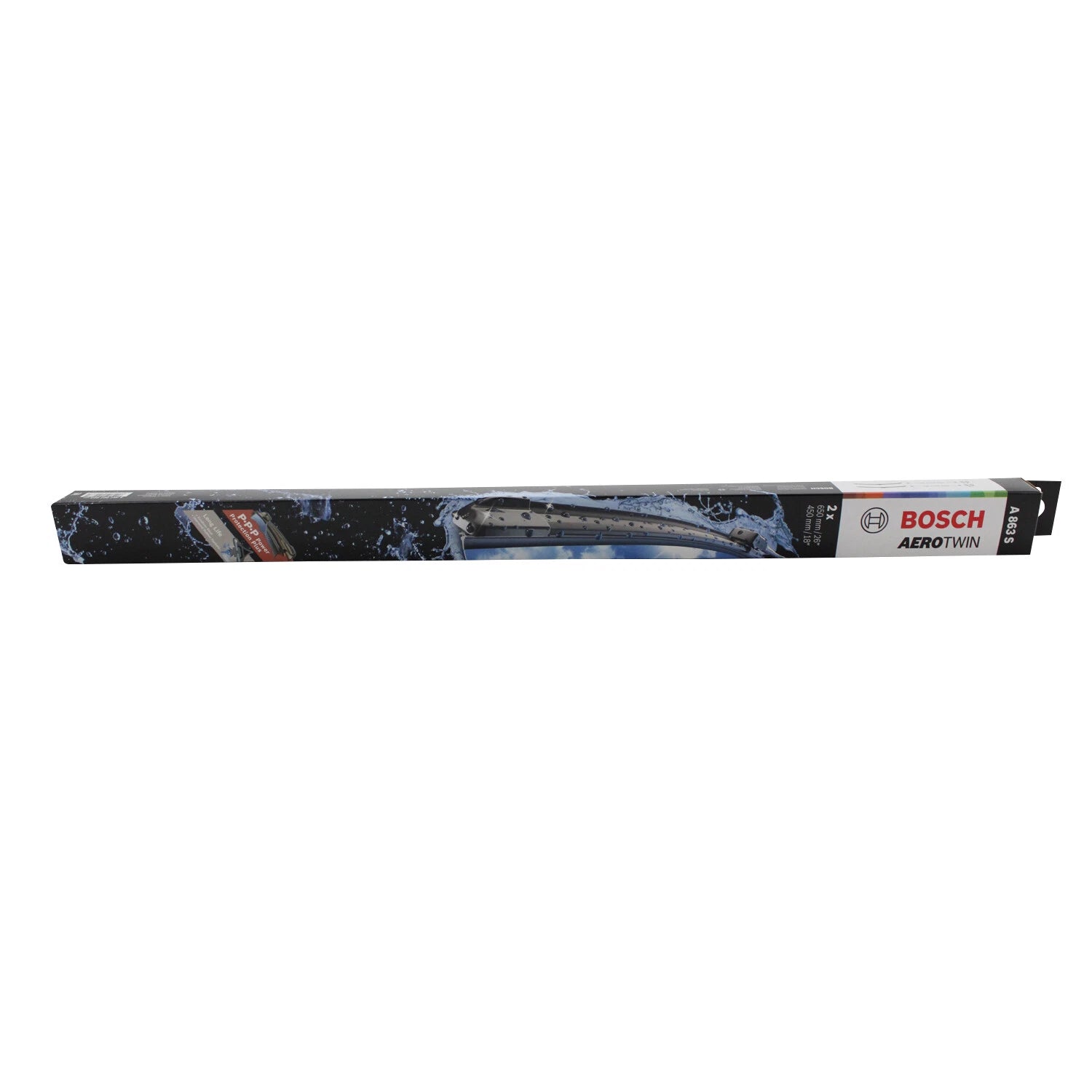 Set of 2 Bosch Windshield Wiper Blades for Audi A3 RS3 S3 GTI Golf R (2013–2020)