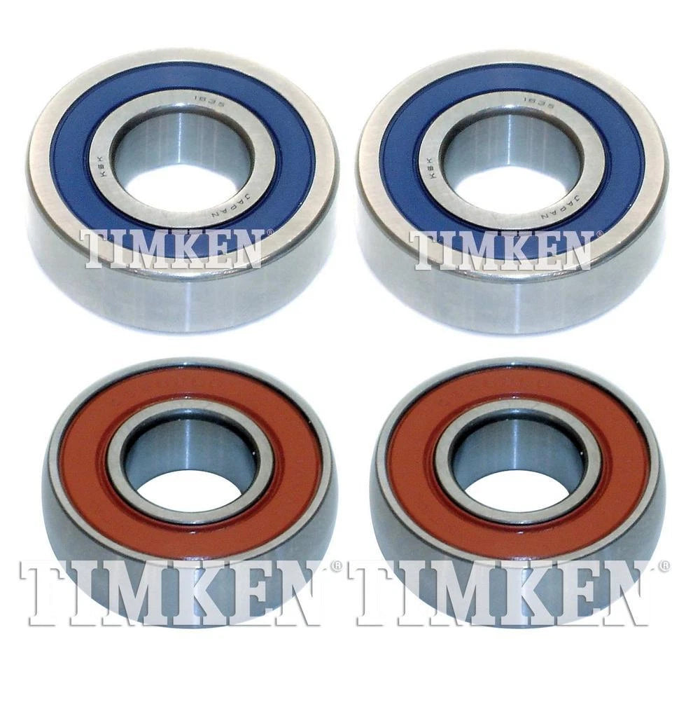 Set of 2 Rear Wheel Bearings for BMW E12 E24 528i 633XSi 733i (1972–1989)