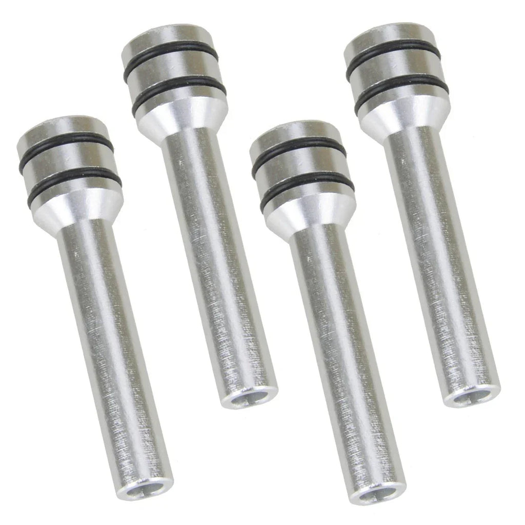 4 x Aluminium Door Latch Pin Covers for Car Interior - 49mm