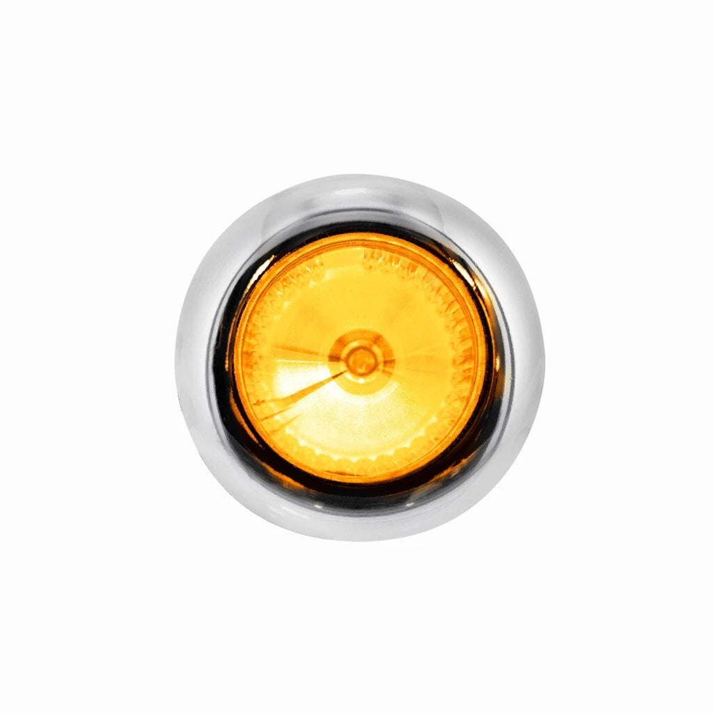 Amber LED Clear Lens Mini Spike Light Replacement for Universal Fit (—)